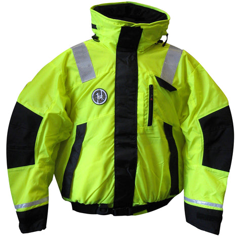 First Watch Hi-Vis Flotation Bomber Xxl Hi-Vis Yellow