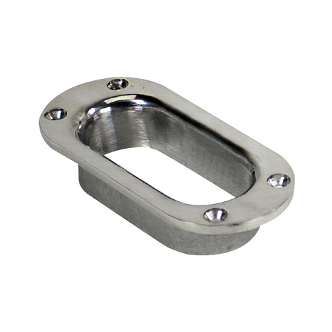Whitecap Hawse Pipe 1-1/2" X 3-3/4" 316 Ss