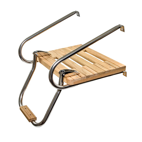 Whitecap Teak Swim Platform W/ Ladder F/ I/O Motors