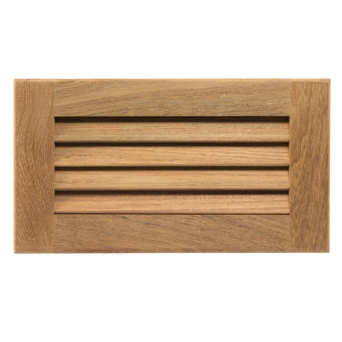 Whitecap Teak Louvered Insert 6-3/8"H X 11-3/16"W X 3/4"D