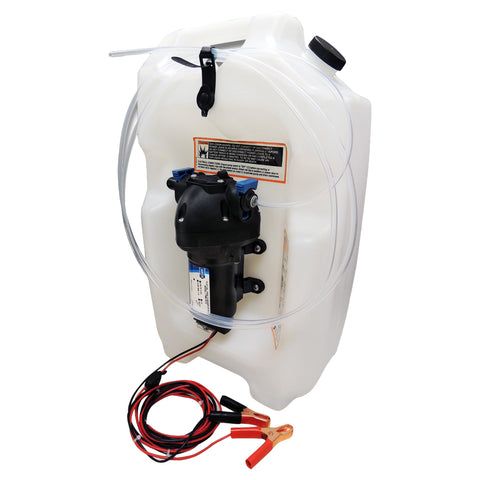 Jabsco Flat Tank Oil Changer System 3 1/2 Gallon Tank 12V