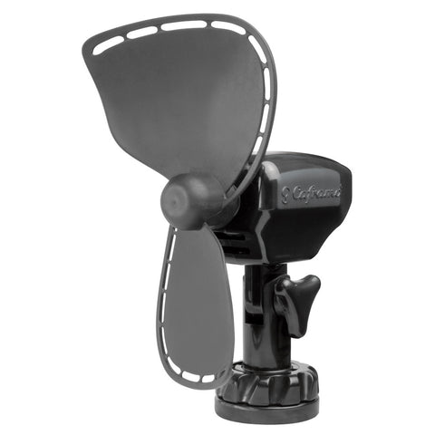 Caframo Ultimate 12V 2-Speed 7" Fan Black W/ Lighter Plug