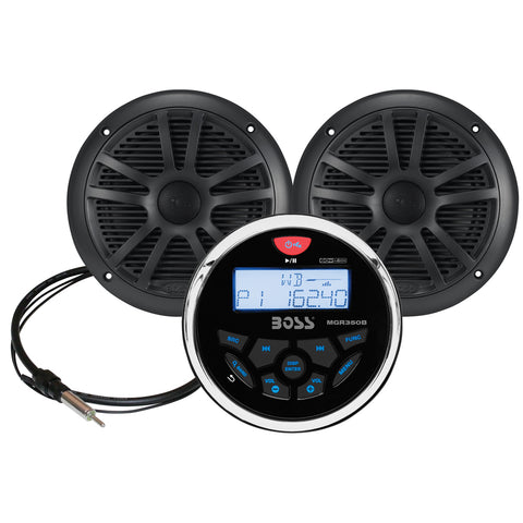 Boss Audio Mckgb350B.6 Combo Gauge Style Stereo Pair 