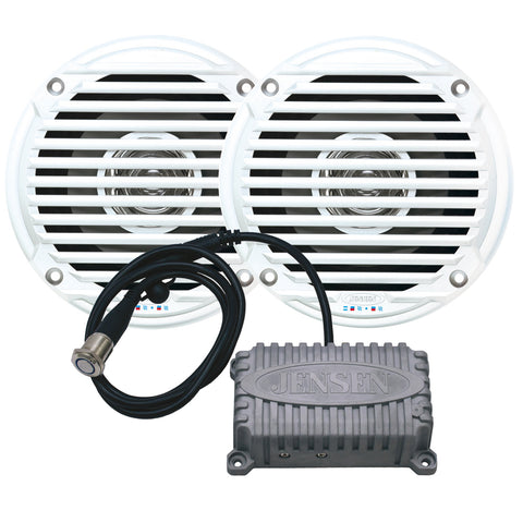 Jensen 2-Channel Bluetooth Amplifier Pair Of 5"Speakers