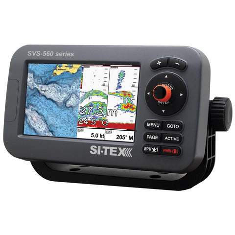 Sitex 5" Chartplotter/Sounder W/ Internal Gps Antenna Comes