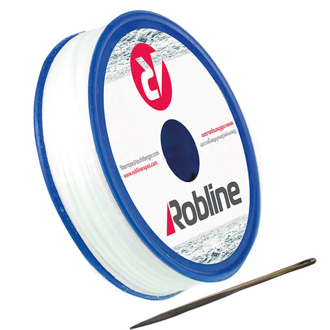 Fse Robline White Whipping Twine Kit W/ Needle 0.8Mmx 40M