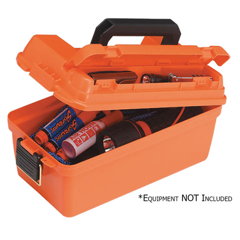 Plano Shallow Dry Storage Box Orange