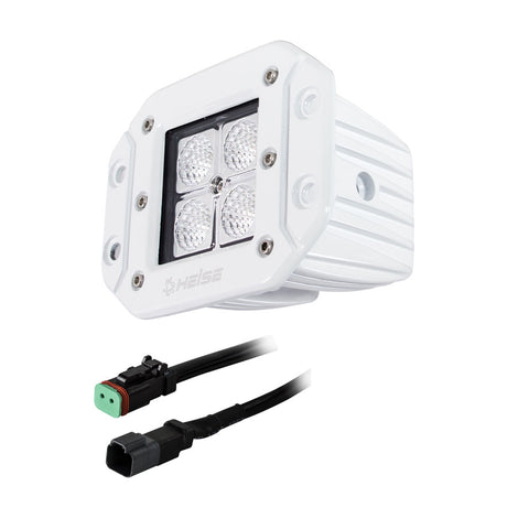 Heise 3" 4 Led Marine Cube Light Flush Mount