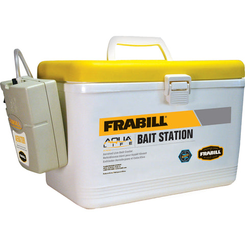 Frabill Bait Box With Aerator 8 Quart
