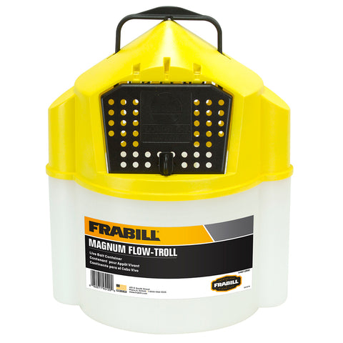 Frabill Magnum Flow Troll 10 Quart Minnow Bucket