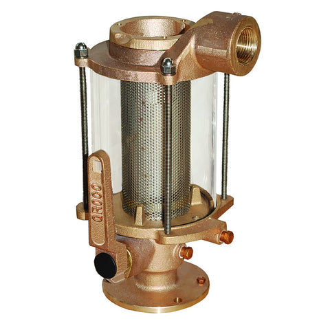 Groco 1 1/4" Ball Valve/ Strainer Combo