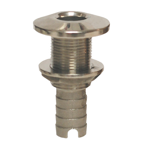 Groco 1 1/4" Stainless Steel Hose Barb Thru-Hull Fitting
