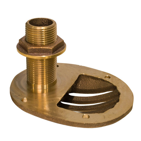 Groco 2 1/2" Scoop Thru-Hull Bronze