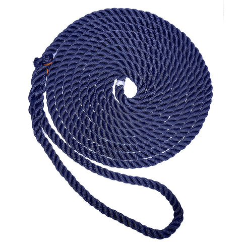 New England Rope 1/2" X 15' Nylon 3 Strand Dock Line