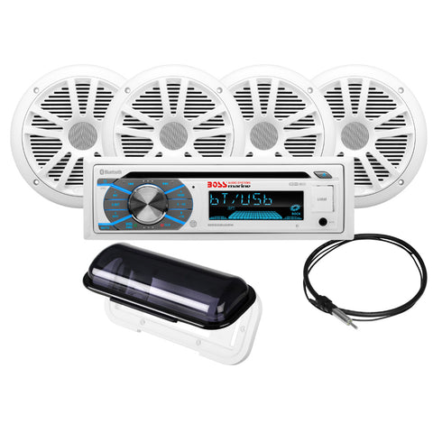 Boss Audio Mck508Wb.64S  Package W/ Mr508Uabw Stereo,