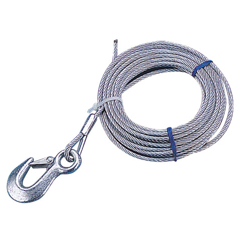 Sea Dog Galvanized Winch  Cable 3/16" X 20'