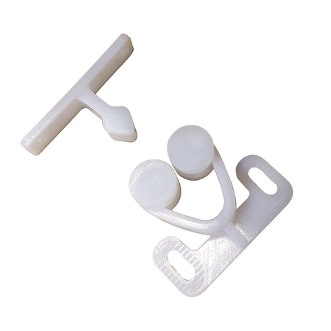 Sea Dog Nylon Twin Roller Door Catch - White