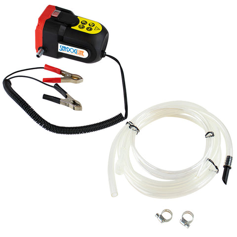 Sea Dog Oil Change Pump W/ Battery Clips 12V