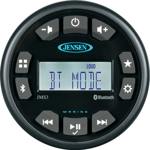 Jensen 3" Jms3Rtl Waterproof Bt/Am/Fm/Weatherband/Usb