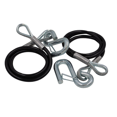 Ce Smith Safety Cables 5000 Lb Cap. Pvc Coated Pair