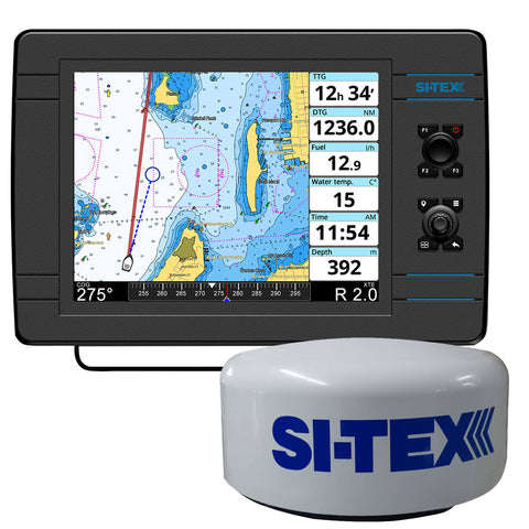 Sitex Navpro1200 W/ Mds-15Wifi 20" Digital Radome Radar W/