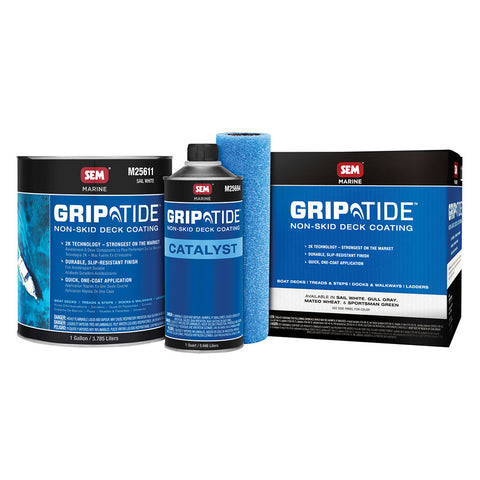 Sem M25610 Griptide Non-Skid Deck Coating Kit, Sail White 