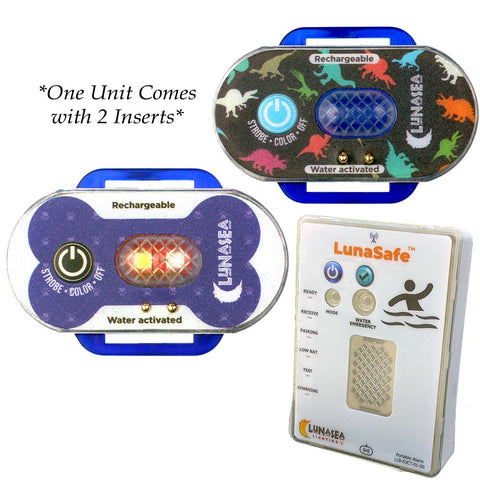 Lunasea Child/Pet Safety Water Activated Strobe Light W/ Rf