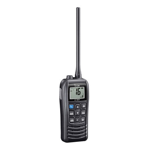 Icom M37 Handheld Marine Vhf Radio 6W 