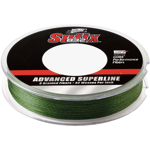 Sufix 832 Braid 20Lb Low-Vis Green 300Yds