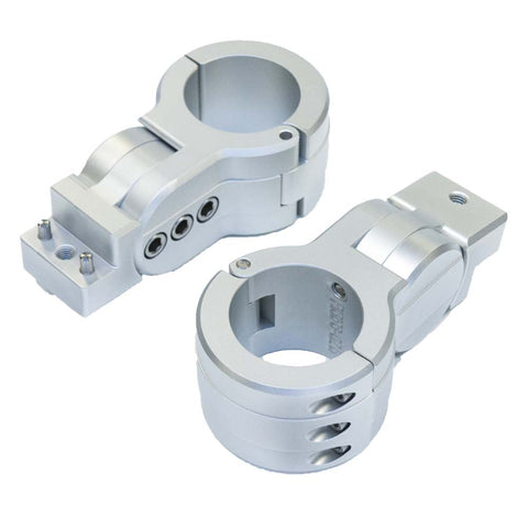 Ptm Edge Board Rack Mount - 2.38" Pipe Clamps - Pair - 