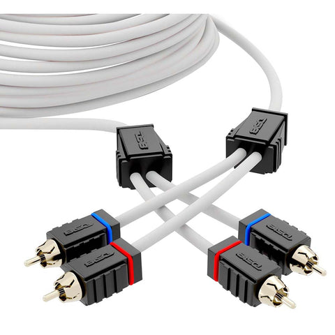 Ds18 Marine Tinned Ofc Rca Cable - 25'