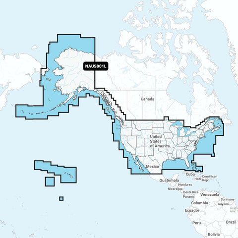 Navionics Naus001L Us An Coastal Canada