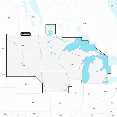 Navionics Naus005R Us North 