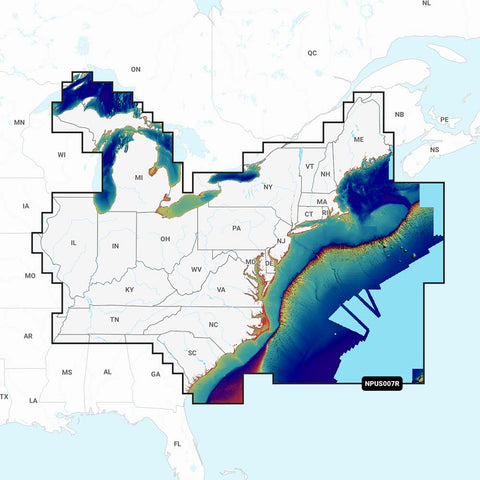 Navionics Platinum+ Npus007R Us East