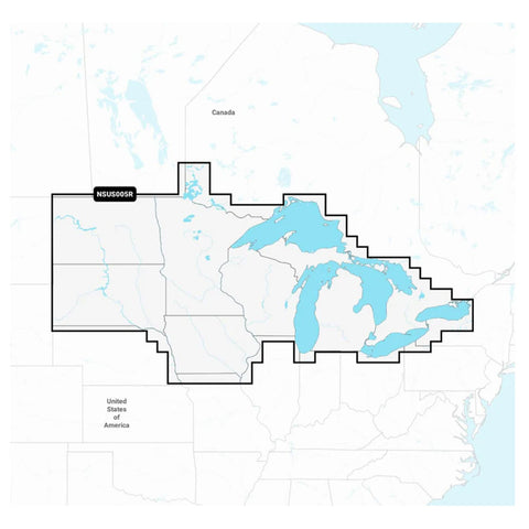 Garmin Navionics+ Nsus005R Us North And Great Lakes