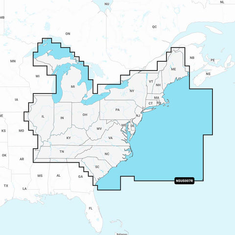 Garmin Navionics+ Nsus007R Us East