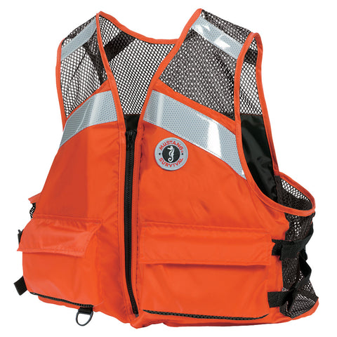 Mustang Industrial Mesh Vest Xxl/Xxxl Orange