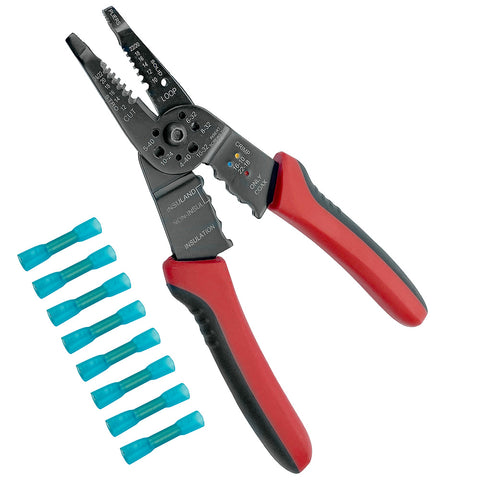 T-H Marine Heat Shrink Kit W/ 6 In 1 Wire Tool And