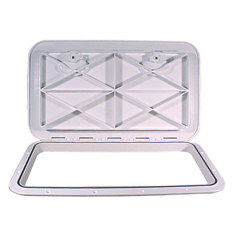 Beckson 14X24" Flush Hatch   White, Asa Material