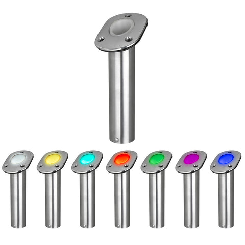 Sea Dog Led Rgb Rod Holder With Tube Insert