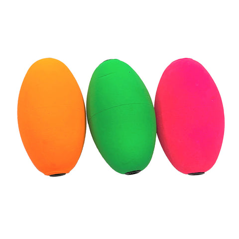 Tigress Oval Kite Floats  3 Pack - Pink, Green, Orange