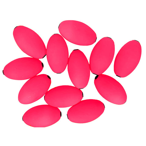 Tigress Oval Kite Floats 12 Pack - Pink