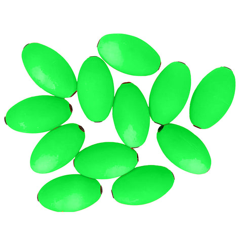 Tigress Oval Kite Floats 12 Pack - Green