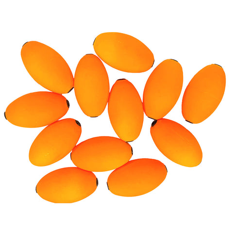 Tigress Oval Kite Floats 12 Pack - Orange
