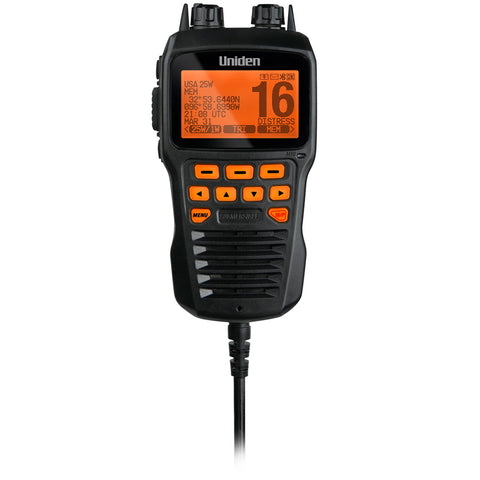 Uniden Remote Mic For Um725 Vhf Radios Black