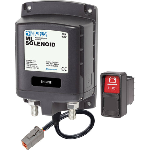 Blue Sea 7718100 Solenoid Ml 12V With Deutsch Connector