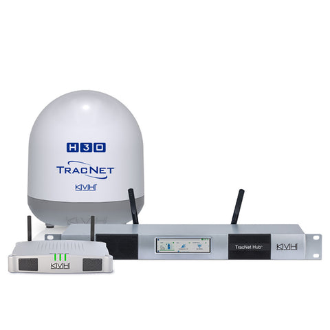 Kvh Tracnet H30 Ku-Band Antenna W/ Tracnet Hub