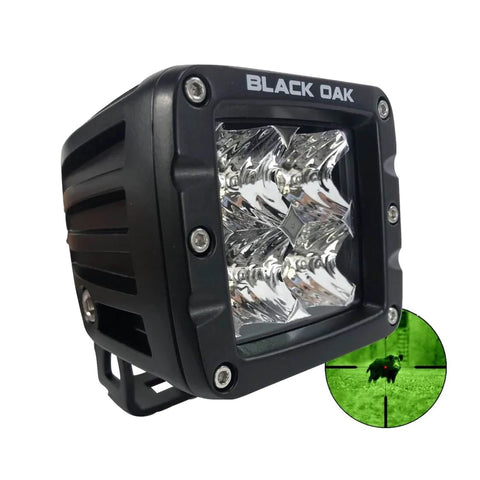 Black Oak 2"Infrared Pod Light 850Nm Black