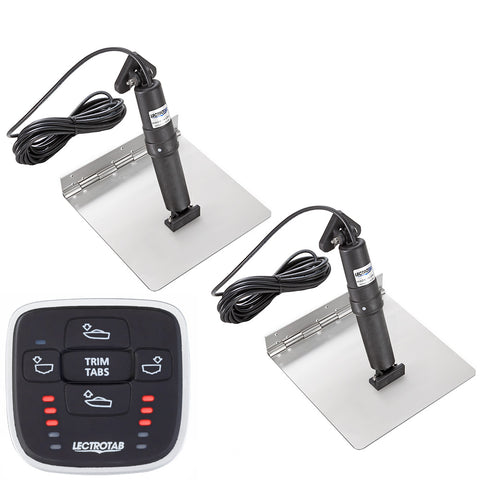 Lectrotab Xka 9X12 Stainless Steel Trim Tab Kit W/ Mlc-1