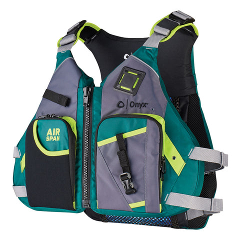 Onyx Airspan Angler Life Jacket - Xl/2X - Green